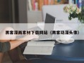 日土黑客漫画素材下载网站（黑客动漫头像）